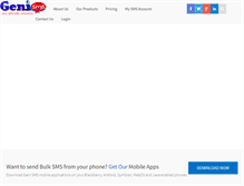 Tablet Screenshot of genisms.com
